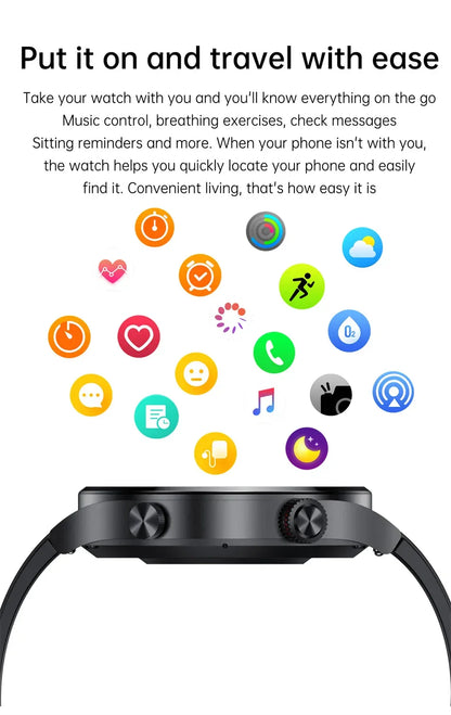 2023 New Bluetooth Call Smart watch Men Full touch Screen Sports fitness watch Bluetooth is Suitable For Android ios Smart watch