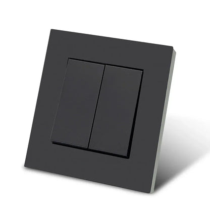 Black 250V With Ground Paint Plastic Plugs Socket AC EU Standard Flame Retardant Electrical Outlets Classic Wall Embedded Socket