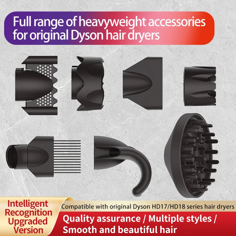 Suitable for Dyson Hair Dryer Drying Cover Hd17 Anti-Flyaway Diffuser Nozzle Dyson Styling Hair Dryer Hd18 Accessories