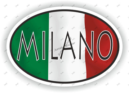 Lombardia Marche Molise Italy Flag Emblem Vinyl Sticker Decoration Naples Napoli Modena Messina Milan Italia Round Seal Flag