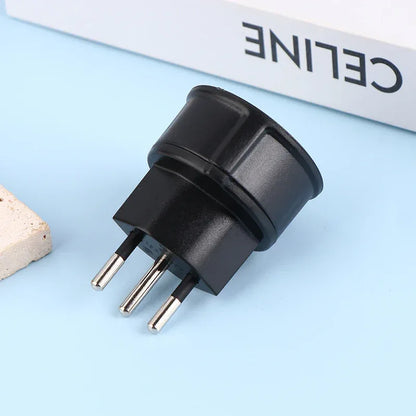 1 Pc European France To Swiss Plugs Travel Adapter 3 Pin Plug 10A 250V Power Plug EU To Switzerland Electrical Plug Socket