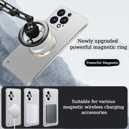 New Slim Thin Matte Metal Painted PC Magnetic Case For Magsafe iPhone 17 Air 17 16 15 14 13 12 Pro Max Plus Frameless Cover