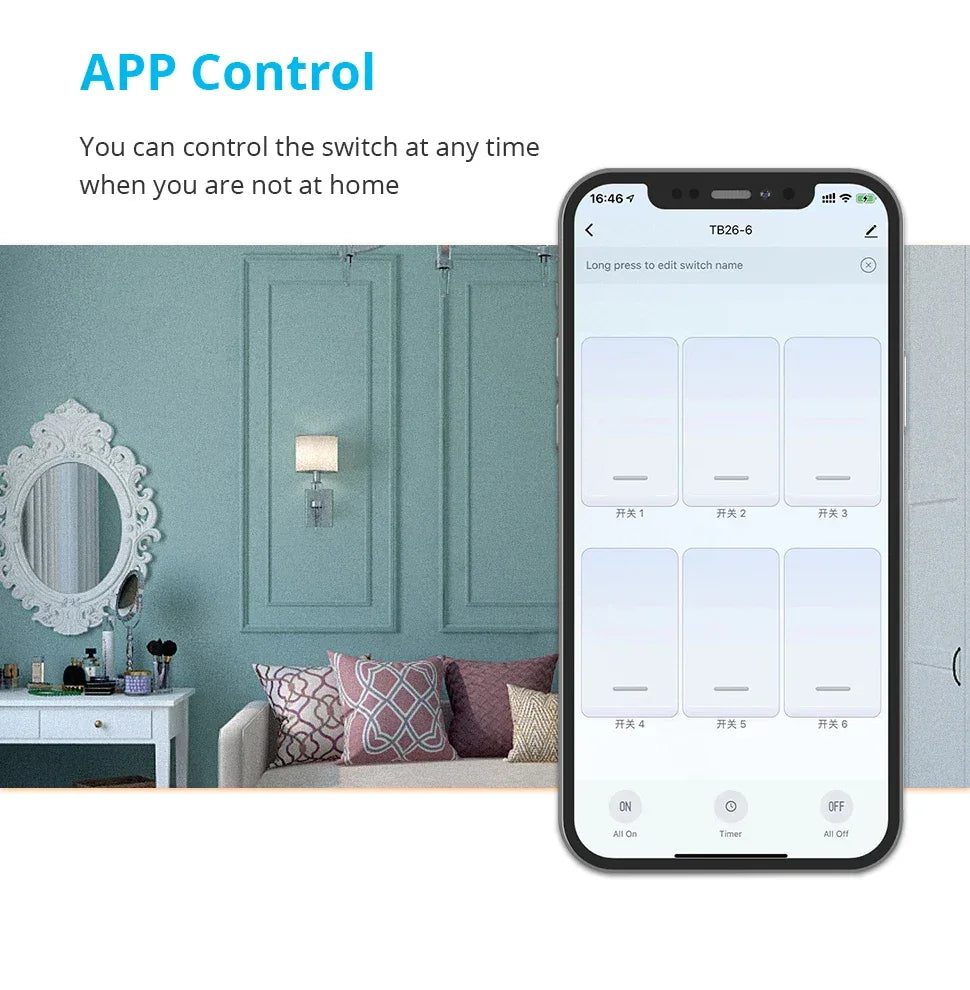 Zemismart Zigbee Interrupter 1 2 3 4 6 Gangs Light Switch Brazilian Wall switches Work with Tuya Smart Life Alexa Google Home
