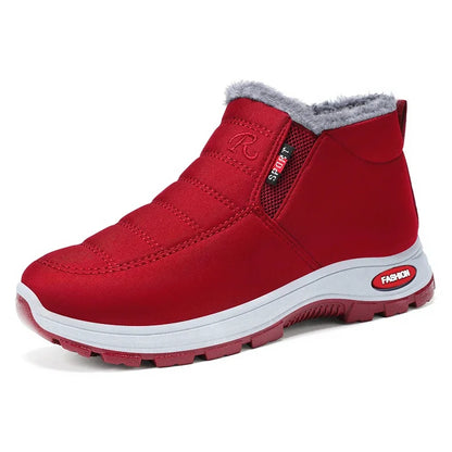 Winter New Women's Warm Cotton Boots Fleece-lined Thickened Waterproof Non-slip Women's Cotton Shoes Snow Boots
