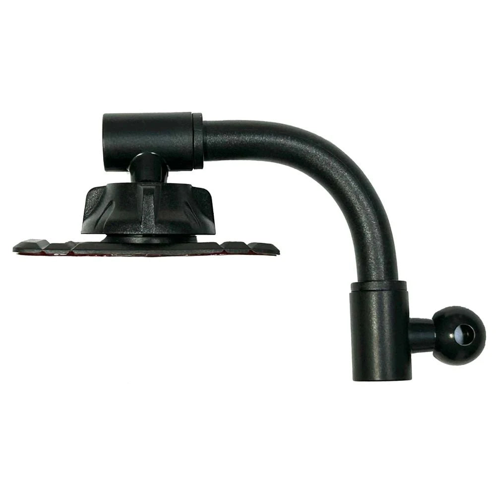 Car Phone Holder Extension Rod Dual Ball Head Adjustable Goose Neck Universal 17mm Ball Head Nano Glue Sticker Base Mount