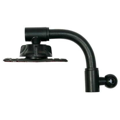 Car Phone Holder Extension Rod Dual Ball Head Adjustable Goose Neck Universal 17mm Ball Head Nano Glue Sticker Base Mount