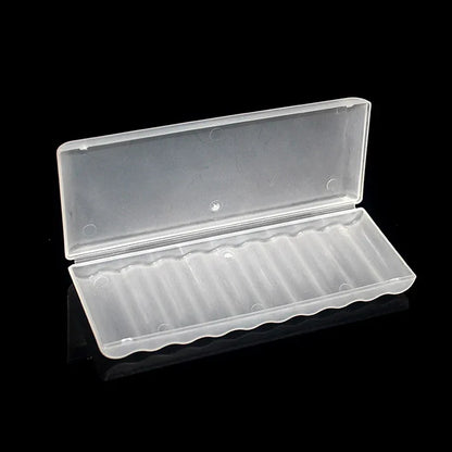 ♥10 Slots Transparent Plastic Battery Storage Box Hard Container Holder Case For AAA/AA Battery Organizer Accessories