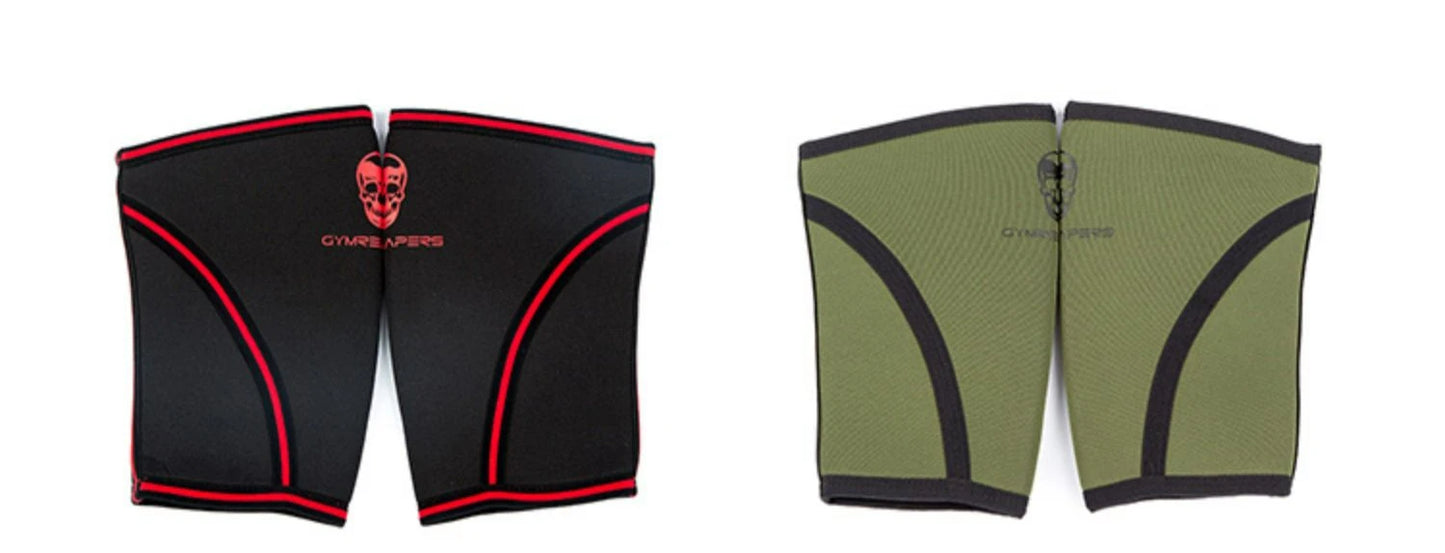7mm Knee Pads Fitness Squatting Sports Protective Elasticity Hard Pulling Powerlifting Training Bodybuilding Knee Protector