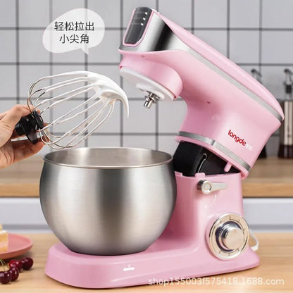 110V/220V Dragon Stand Mixer Small Household Multi-function Dough Kneader Cream Whisker Automatic LAB