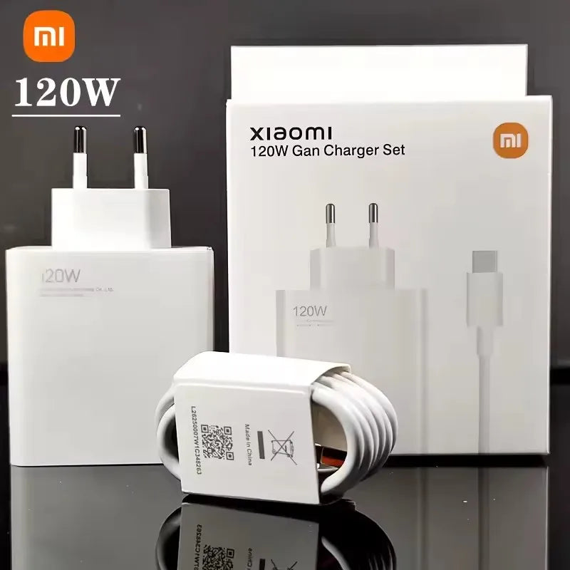 Original Xiaomi 120W Charger Fast turbo Charge Hypercharge Gan Adapter For Redmi Note 11 12 13 14 Pro Plus 5G Mi 14 13 13T Cable