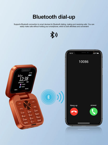 SERVO i17 AIR Mini Foldable Mobile Phone 2G GSM 1.77" Display Magic Voice Speed Dial FM Radio 2 SIM Card Small Square Cellphones