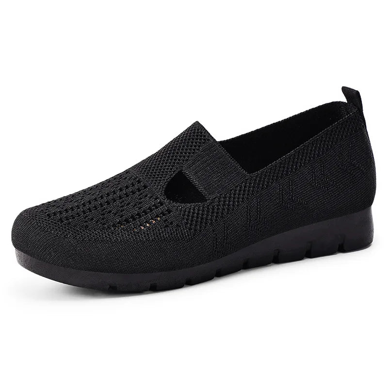 Women's Summer Shoes Breathable Flat with A Casual Women's Sneakers Comfortable Soft Sole Large Size 36-43 Cheap Shoes Clearance