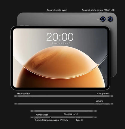 【New】2025 Teclast T65 13.4 Inch Android 16 Tablet 1920X1200 120Hz T7280 8-Core 20Gb Ram (8Gb+12Gb Expansion) 128Gb Rom 4g