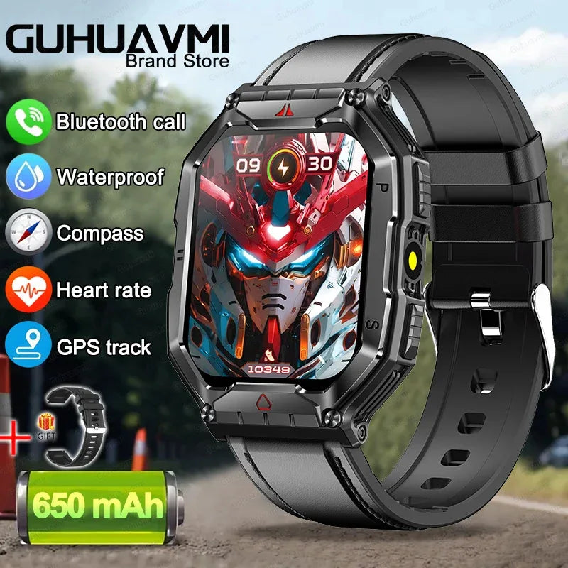 2025 New Men's Smart Watch 360 * 360 HD Touch Screen Sports Waterproof Smartwatch Health Monitoring Bluetooth Call Smart Watches