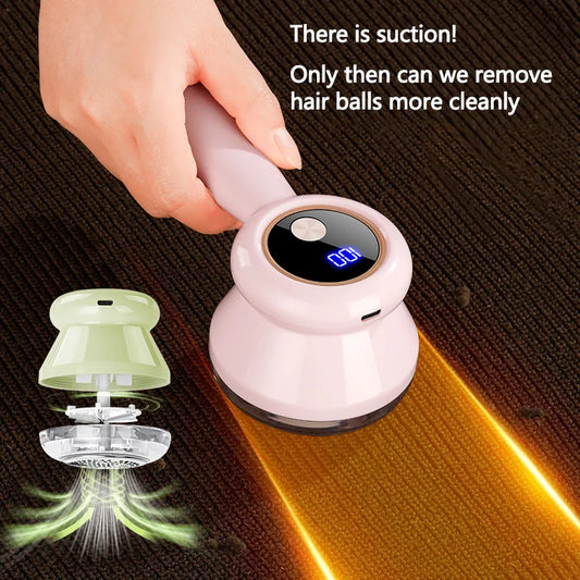 1Pc, USB Rechargeable Electric Fabric Shaver: Lint Remover for Clothes, Bedding, Furniture, Carpet, Sofa, Portablehairbal by PDG ibma
