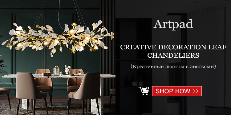 Modern Hanging Ceiling Lamp Chandelier for Living Room Lustre Petal Pendant Chandelier Bedroom Restaurant Black Indoor Lights