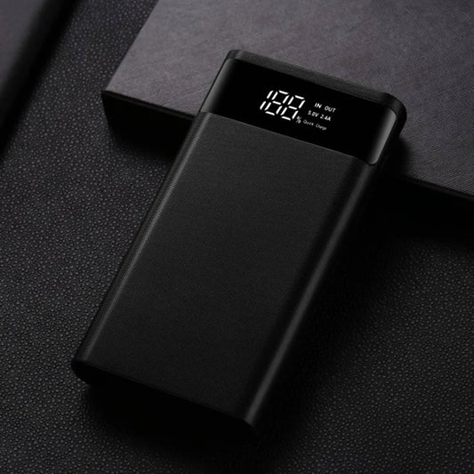 Y01A18650 Battery Power Bank Box 22.5W Fast Charging LCD Display 20000MAh Power Board for 6X18650 Battery Powerbank Case(A)