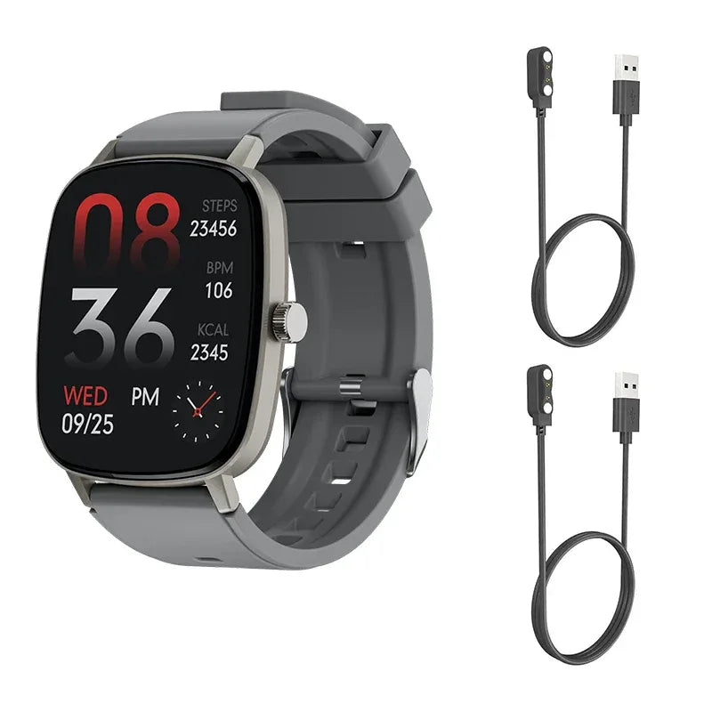 2.01 Inch Aiweile AW63 Smart Watch Men Clock Smartwatch Bluetooth Call Fitness Wristwatch for Android IOS Lightweight PK LT10