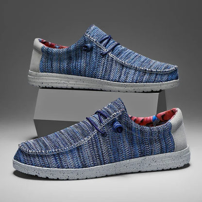 Men 2025 New Leisure Sneakers Spring Summer Breathable Lightweight Outdoor Canvas Shoes Large Size Men's Shoes Walking Loafers