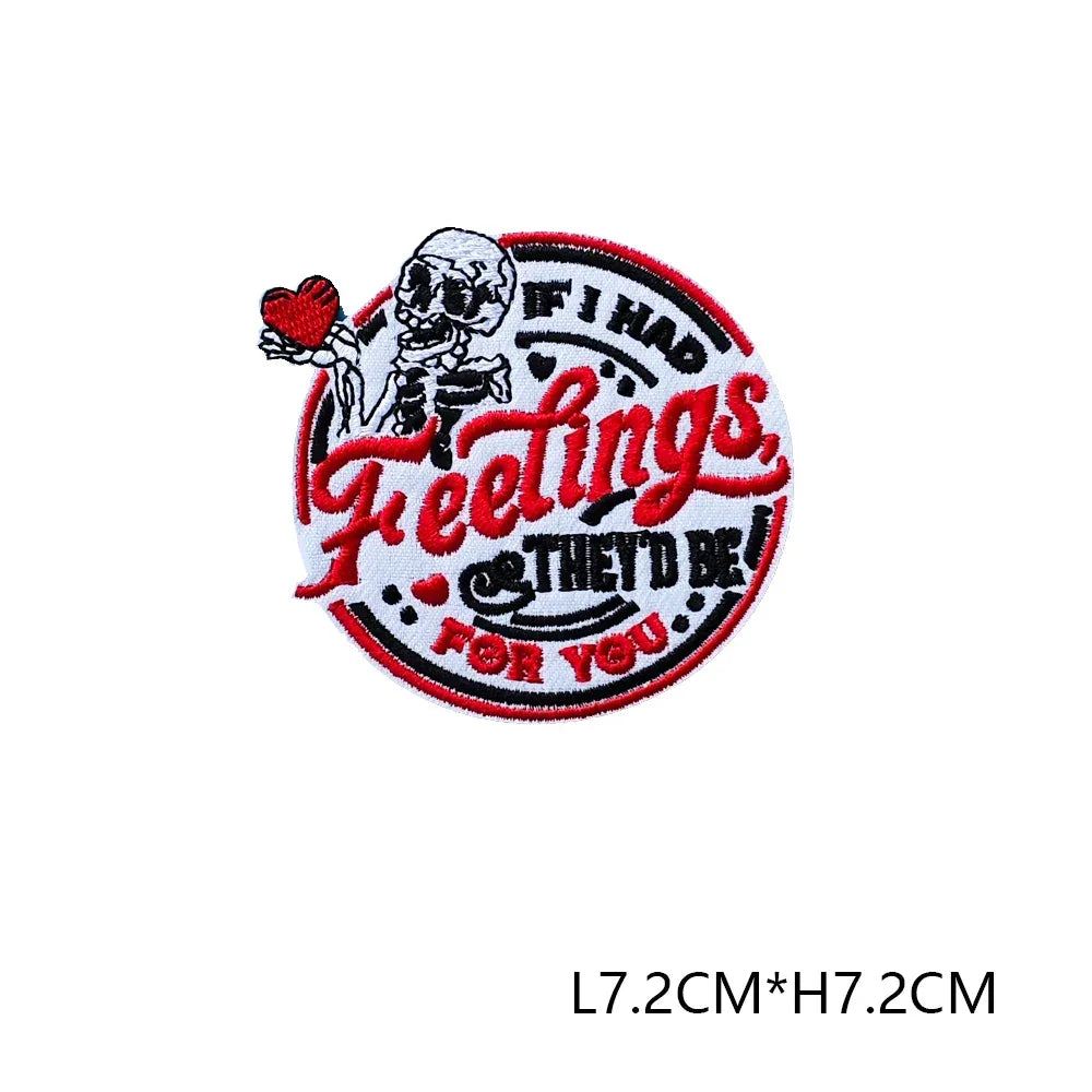 Valentine's Day Emblem Clothing Accessories Badge Sticker Embroidered Embroidery Sticker Iron-on Patches