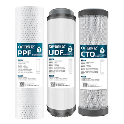 10inch Universal Water Filter Cartridge,PP Cotton Granular Activated Carbon Cartridge,Water Filter Replacement