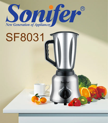 2 in 1 Stand Blender&Meat Grinder&Juicer&Grinding 400W Stainless Steel Kitchen Mixer Fruit Food Processor Ice Smoothies Sonifer