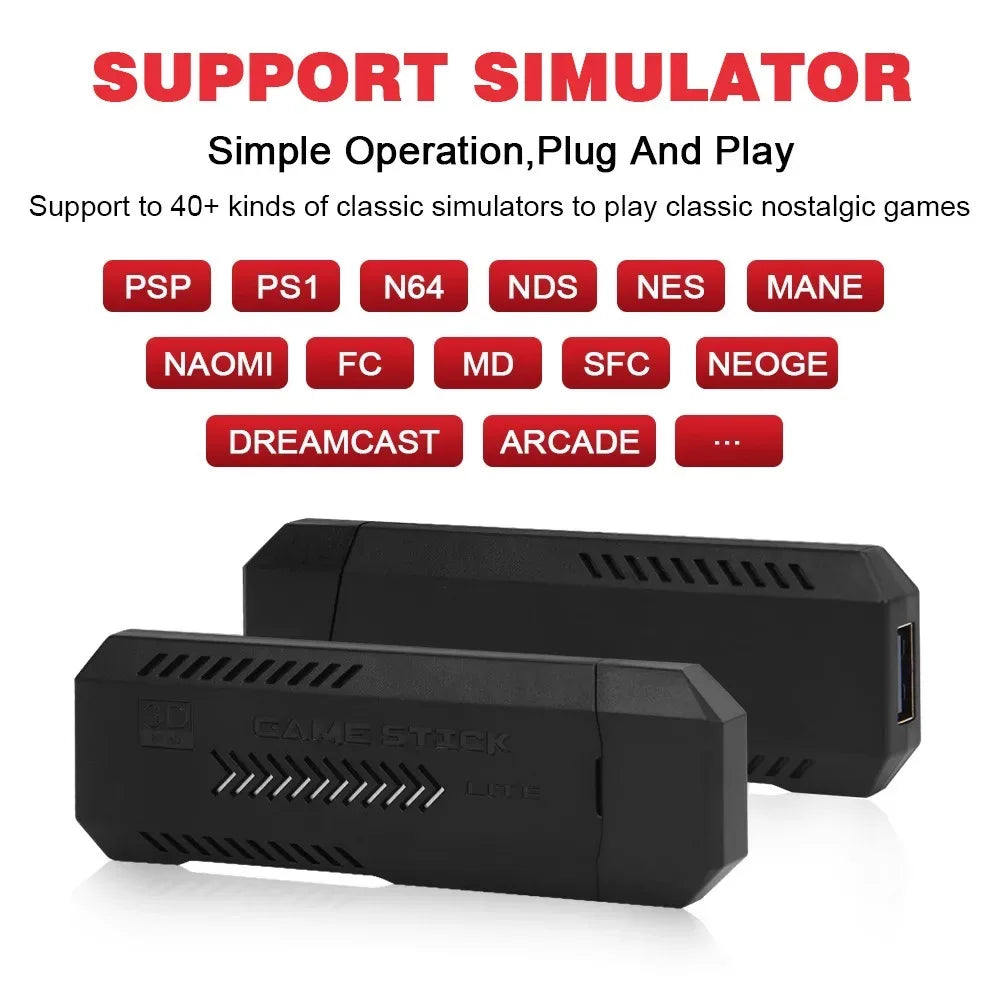 X2 Ultra Retro Video Game Console 4K 3D HD Handheld Game Stick Game Wireless Controller TV Game Play 256G Retro Games Man Gifts