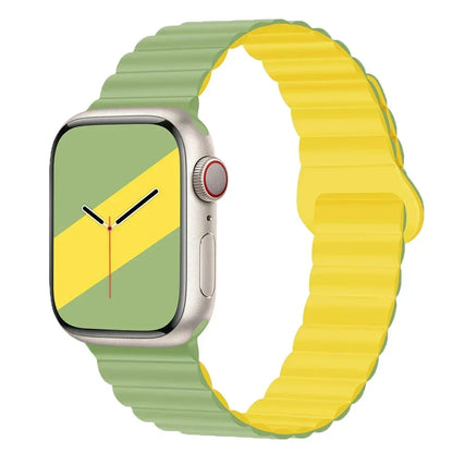 NEW Original Liquid Silicone Magnetic bands for Apple watch band Ultra 2 Series 9 SE iwatch 42mm 44mm 45mm 49mm 38mm 40mm 41mm