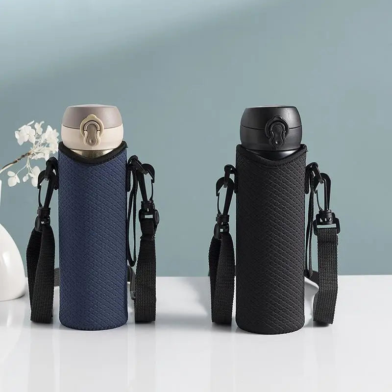 Portable Water Bottle Cover Insulated Bag Portable With Strap Water Bottle Case Cup Sleeve Vacuum Cup Sleeve Camping Accessories