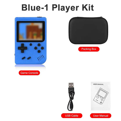 Built-in 400 FC Games with Portable Case 3.0 Inch LCD Screen Video Game Player Kids Boys Gift for Retro Handheld Game Console