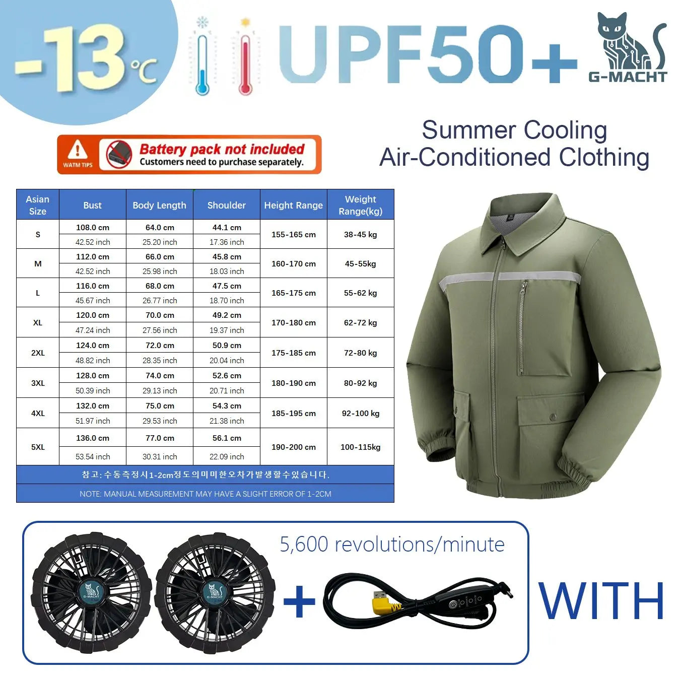 Summer 4 Fans Air Conditioning Cooling Vest Men Women Ultralight Outdoor Jacket Sun Protection Windbreaker Travel Fishing Sports