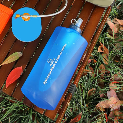 Hydration During Adventures 2000ML Sports Bottle Portable Sports Water Bottle Backpack Leak-Proof Water Bottle