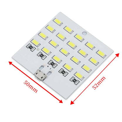 1PCS high quality 5730 smd 5V 430mA~470mA White Mirco Usb 5730 LED lighting panel USB mobile light Emergency light night light