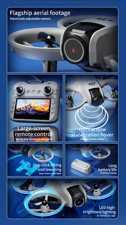 NEW Original GT3 Max Mini Drone 8K GPS Professional HD Aerial Photography Remote Control Aircraft HD Dual Camera Quadcopter Toy