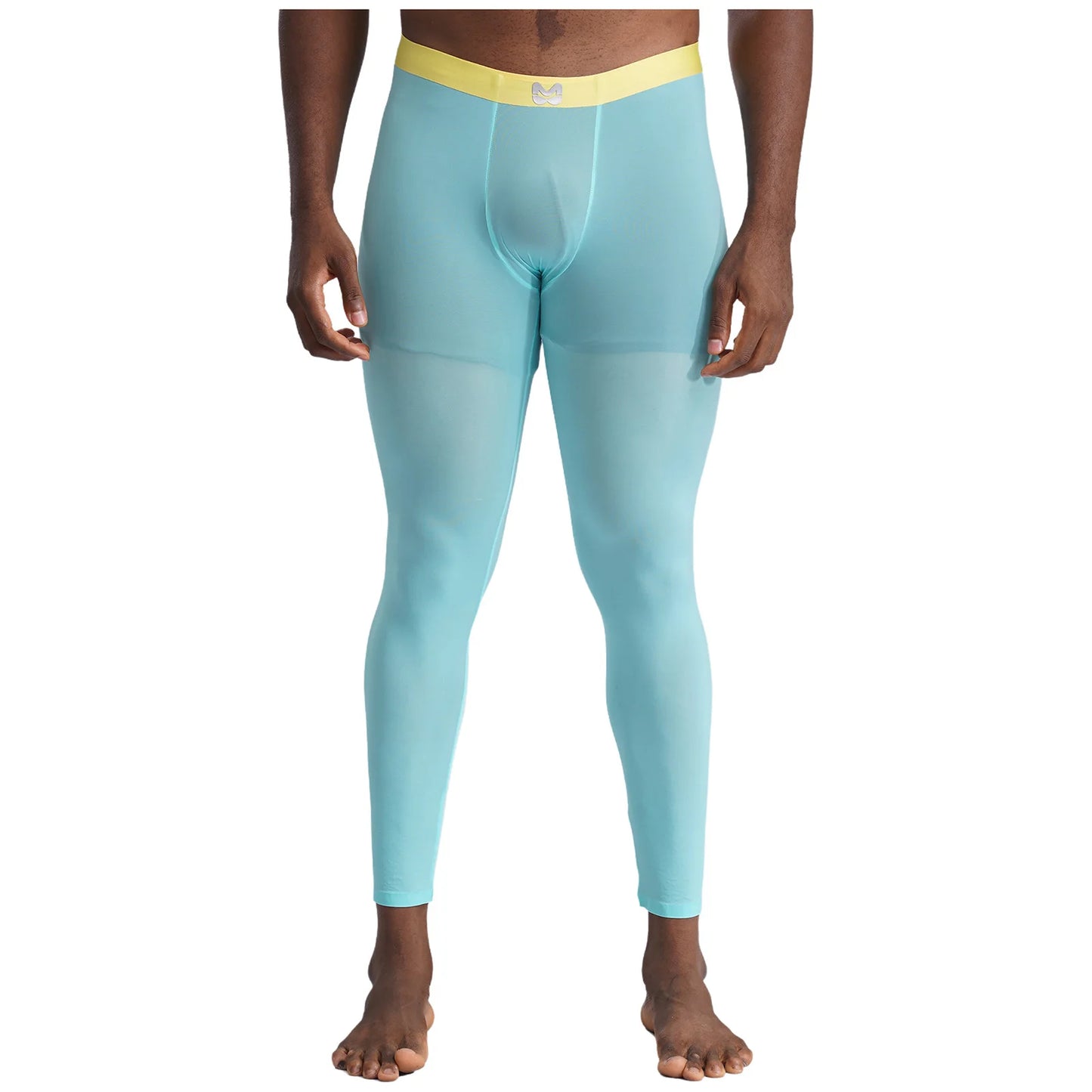 Men's Clothings Gym Pants Bulge Pouch Seamless Stretchy Tights Sweatpants Silky Yoga Pants Fitness Leggings Sports Cycling Pants