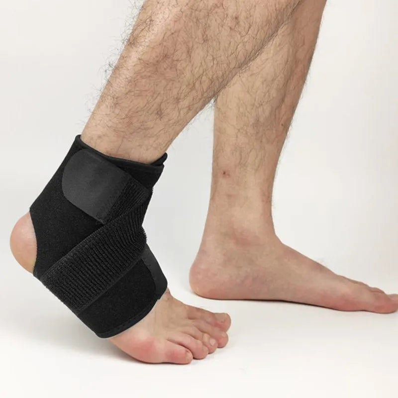 1Pcs Fitness Sports Ankle Brace Gym Elastic Ankle Support Gear Foot Weights Wraps Protector Legs Power Weightlifting 20*26cm