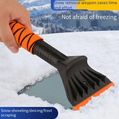 Car Ice Scraper Snow Shovel Windshield Remover Ergonomic Snow Cleaning Tool Winter Auto Glass Defrost Portable Multi-function
