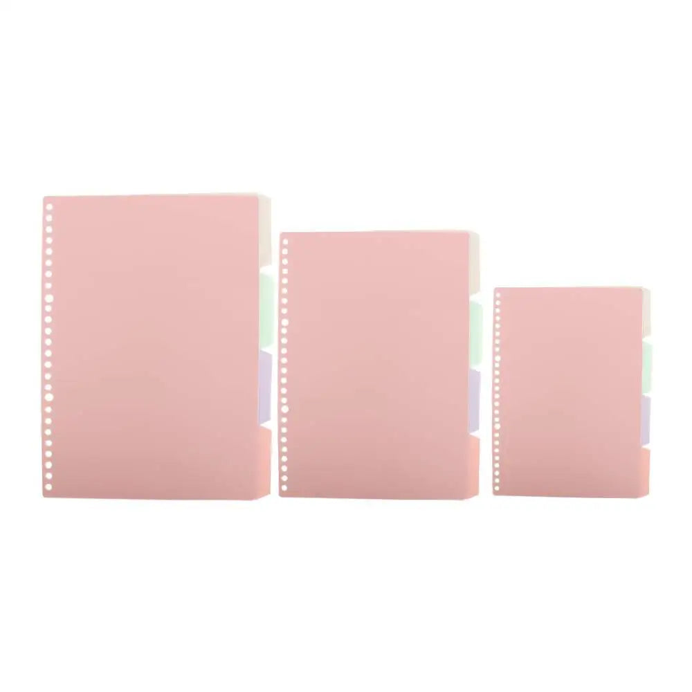 Bookmark Diary B5 A5 A4 Coil Book Loose-leaf Inner Page Binder Index Dividers Notebook Separator Page Binder Index Page