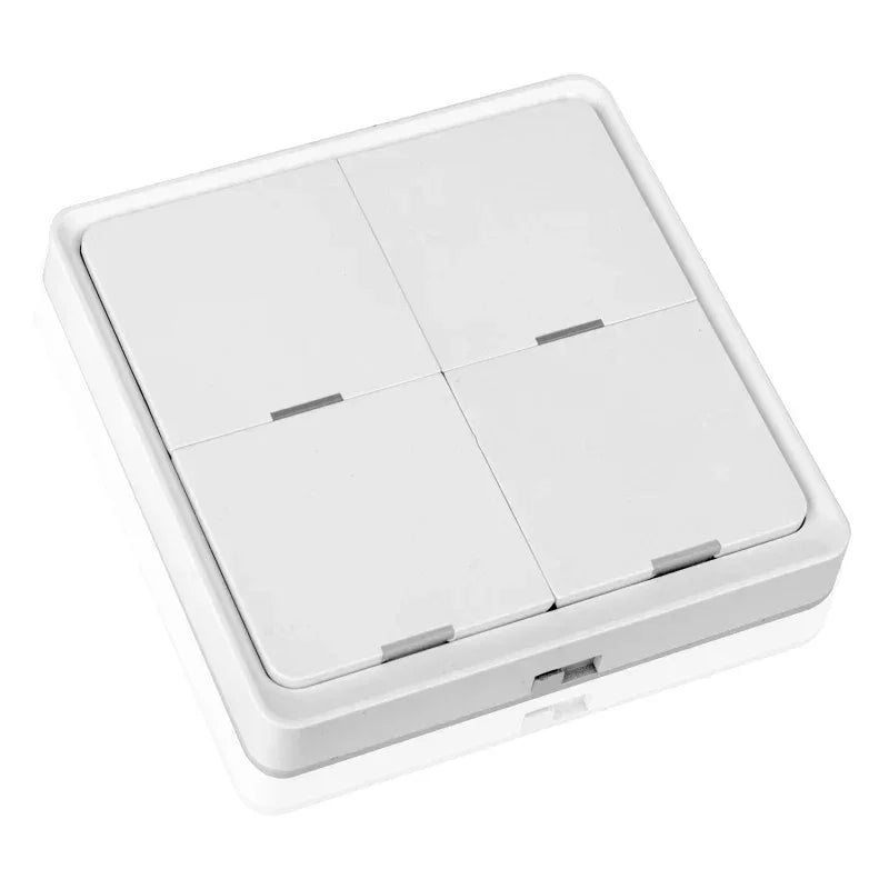 ZigBee/Tuya Smart Switch Wireless Free Sticker 4/3/2/1 Way Panel Scene Button Switch Smart Scene Automation Control Switch