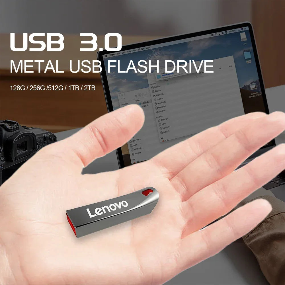 Lenovo 2TB High Speed 3.2 USB Flash Drive 1TB Pen Drive 512GB Usb Stick Pendrive 128GB Flash Disk For IPhone SmartPhone