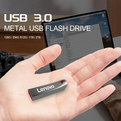 Lenovo 2TB High Speed 3.2 USB Flash Drive 1TB Pen Drive 512GB Usb Stick Pendrive 128GB Flash Disk For IPhone SmartPhone