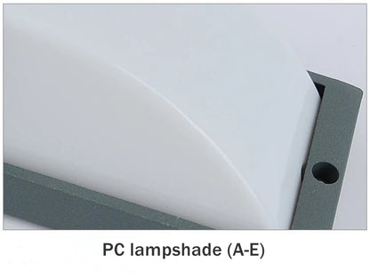 Outdoor LED Wall Lamp E27 IP65 Waterproof Aluminum Garden Porch Light 110V 220V Exterior Decor Sconce Street Lighting Fixture
