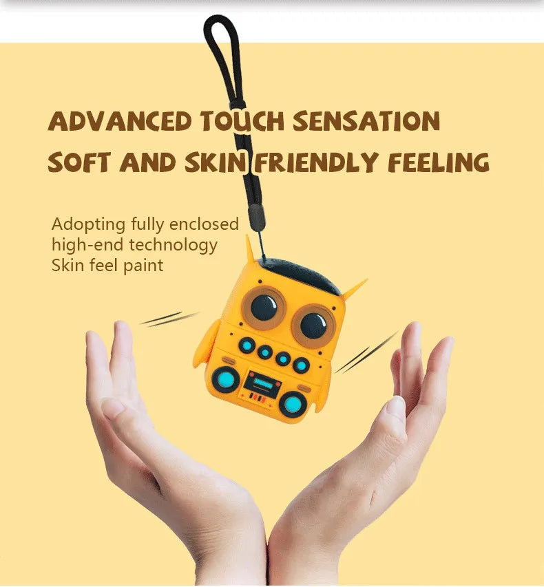 Compact Cute Mini Bluetooth Speaker Support TF Card Desktop Decoration Portable Outdoor Smart Music Player IP65 Waterproof