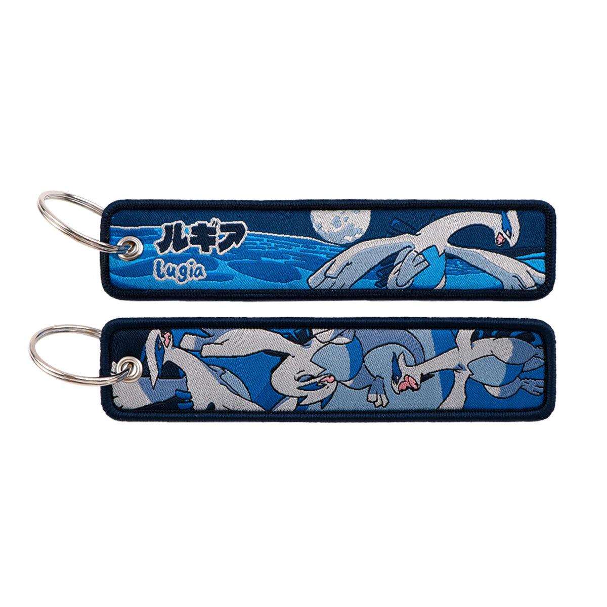 Kawaii Japanese Elf Anime Embroidery Key Fobs Key Tag Motorcycles Cars Backpack Chaveiro Keychain Fashion Keyring Friends Gifts