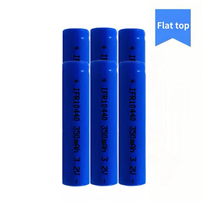 6PCS 10440 LiFePO4 Battery 3.2V 350mAh AAA Battery Charger for Electric toothbrush Electric mosquito swatter Loudspeaker Shaver