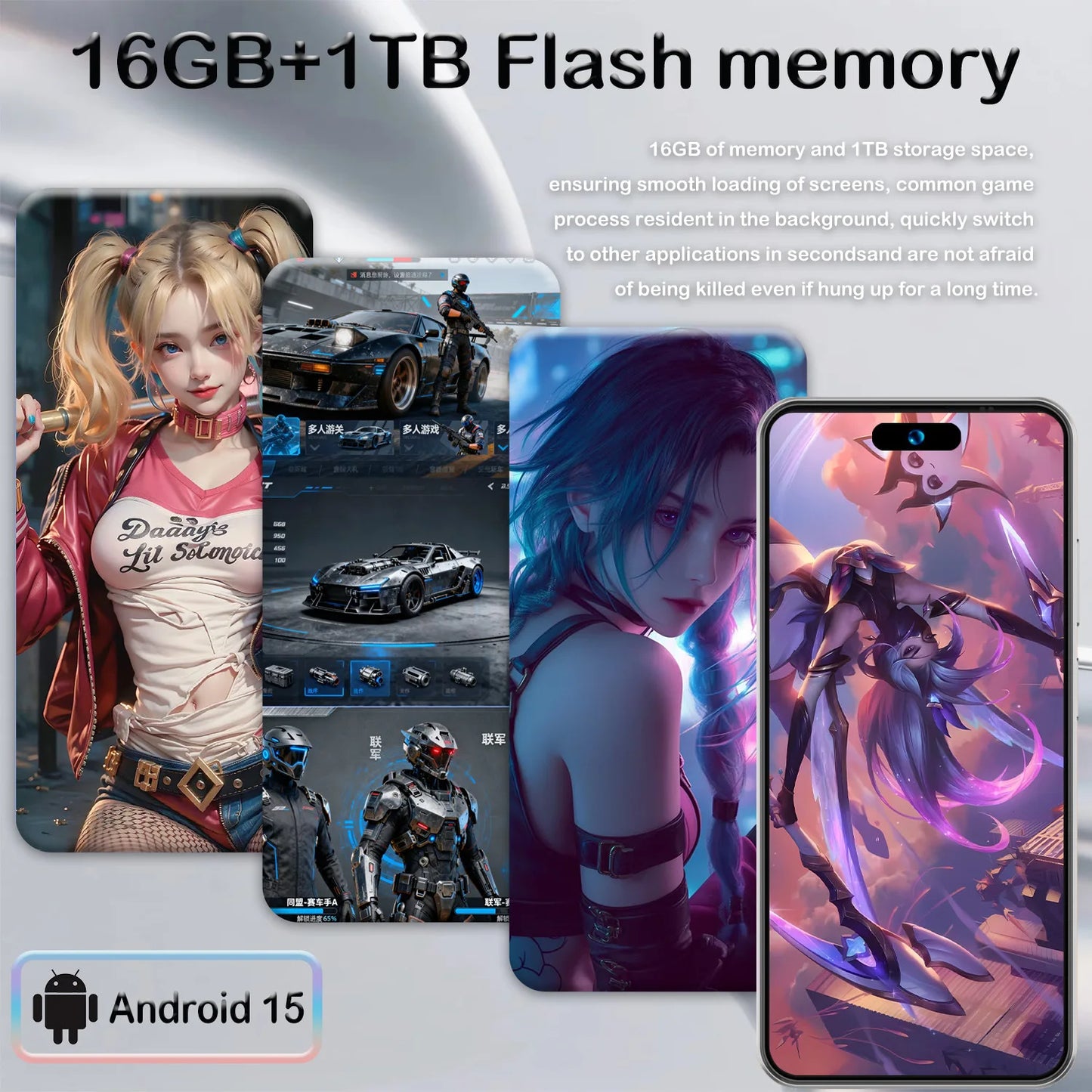 2026 New High Quality i17 Promax Pro original intelligent 4G 5G dual card dual standby system global version 8000mAh battery