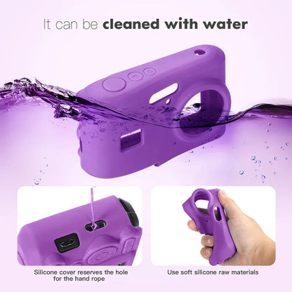 For KODAK PIXPRO FZ45 Soft Silicone Protective Case with Lanyard Slim Fit Camera Bag Camera Sleeve Camera Accessories