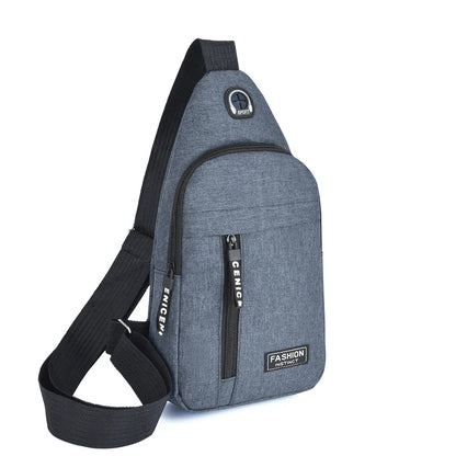New Men Shoulder Bags Chest Bag Multifuncional Crossbody Bags Travel Sling Bag