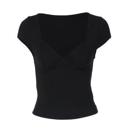 Summer Sexy V Neck Waist Crop Top