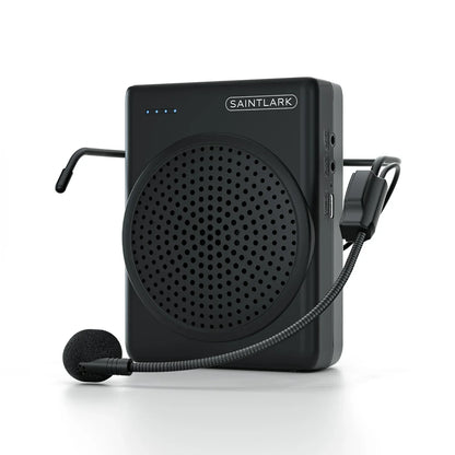 Bluetooth Voice Amplifier SAINTLARK S22 Portable For Teaching Lecture Tour Guide Promotion U-Disk Megaphone Microphone Speaker